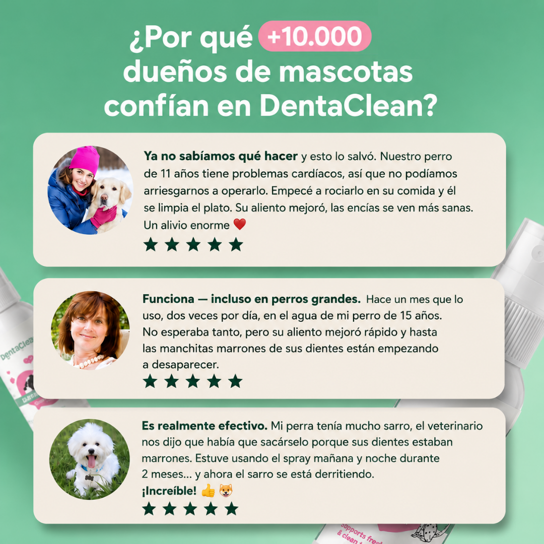DENTACLEAN | Spray Bucal para Perros y Gatos