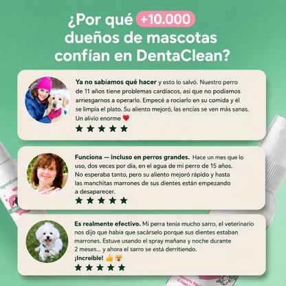DENTACLEAN | Spray Bucal para Perros y Gatos